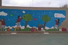 Mural en el patio